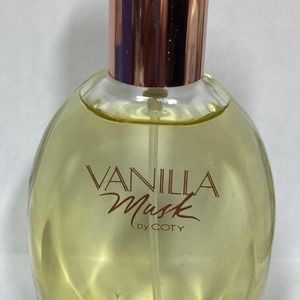 Vintage Vanilla Musk By Coty Cologne Spray 1.7 Oz 50 ML For Women Glass Bottle